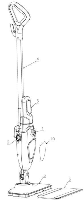Part Location Diagram of 90615713 DeWALT SA HANDLE, EPP
